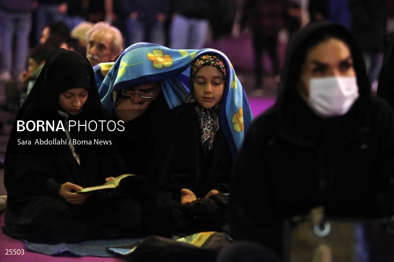 Qadr Night in Tehran Palestine Square (23rd day of Ramadan)
