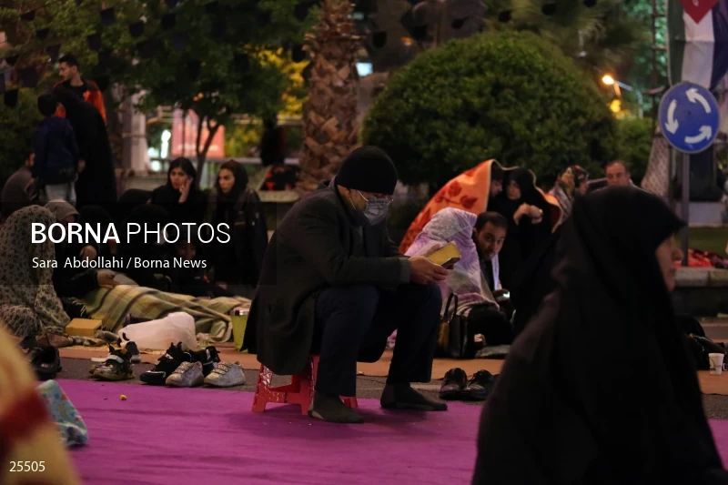 Qadr Night in Tehran Palestine Square (23rd day of Ramadan)
