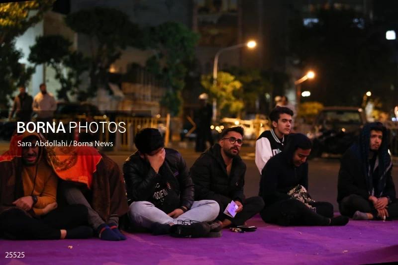 Qadr Night in Tehran Palestine Square (23rd day of Ramadan)