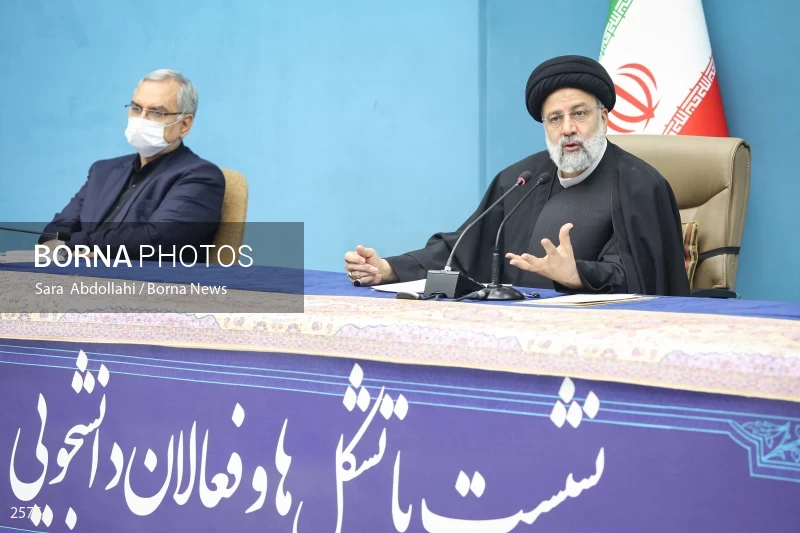 Meeting of representatives of student organizations with the president