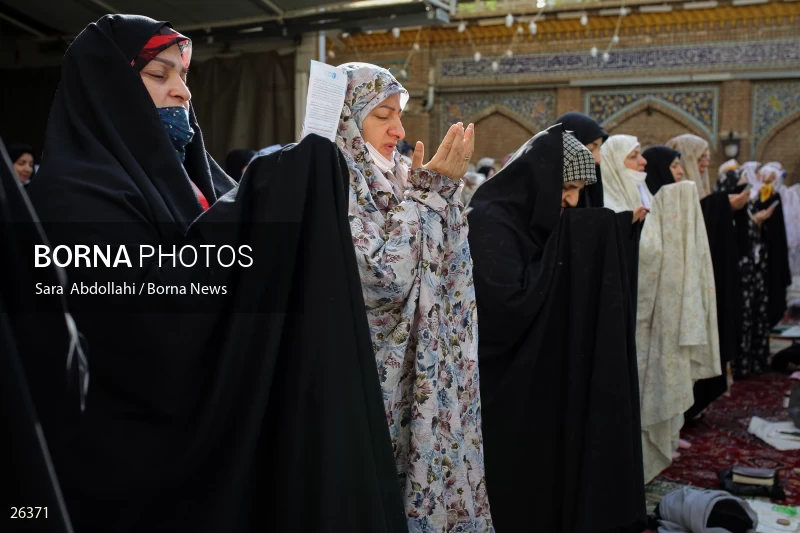 Iranians perform Eid al-Fitr prayers in Tehran