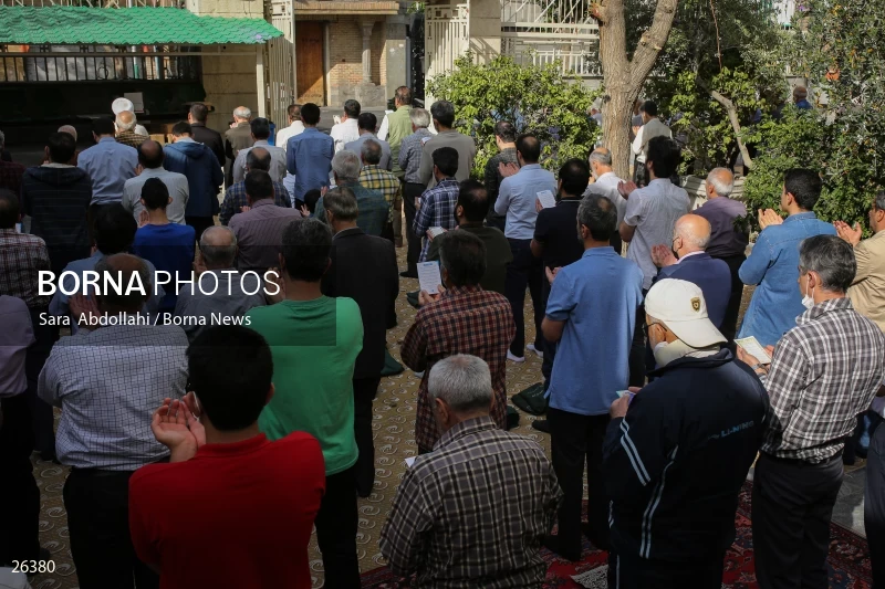 Iranians perform Eid al-Fitr prayers in Tehran