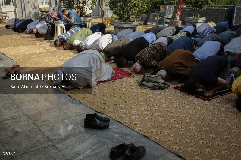 Iranians perform Eid al-Fitr prayers in Tehran