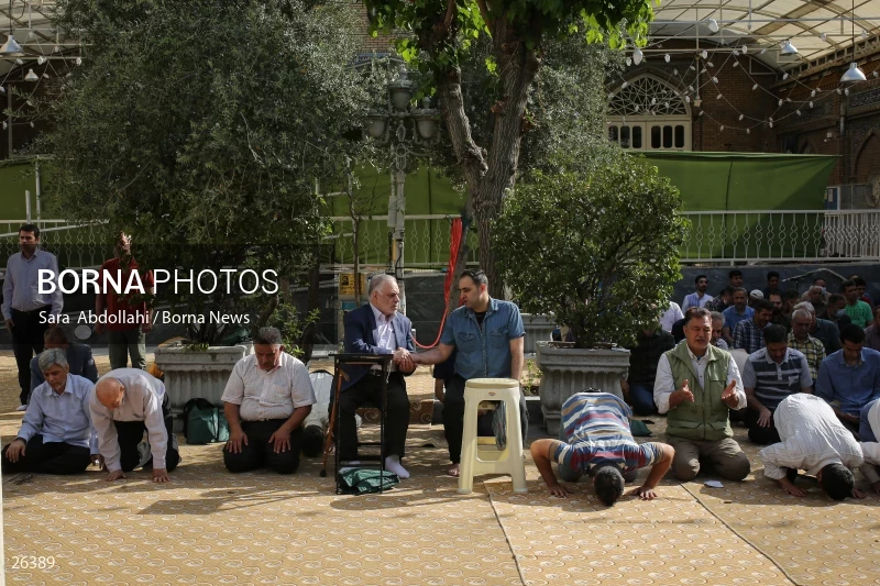 Iranians perform Eid al-Fitr prayers in Tehran