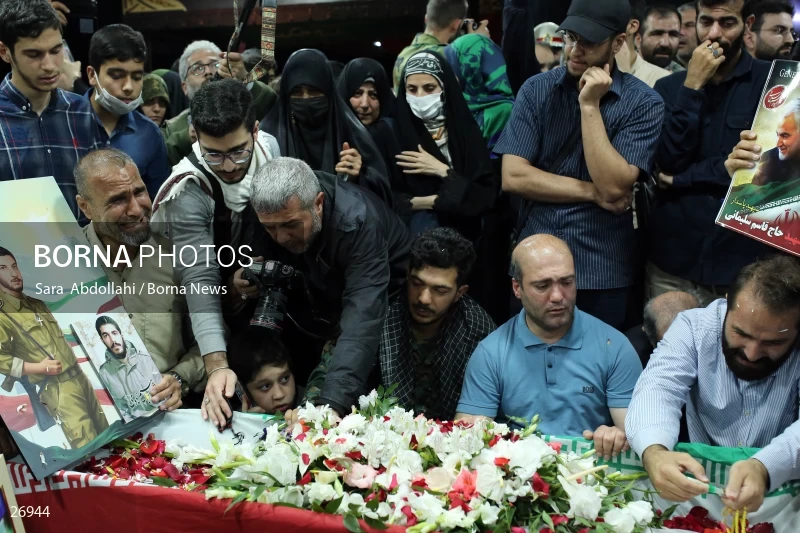 Funeral ceremony of martyr Johnny Bet Oshana