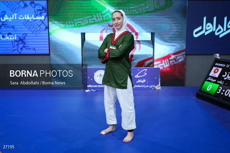 The national championship and selection of the Iranian female Alysh wrestling national team