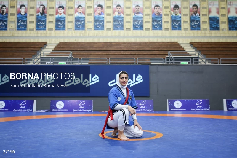 The national championship and selection of the Iranian female Alysh wrestling national team