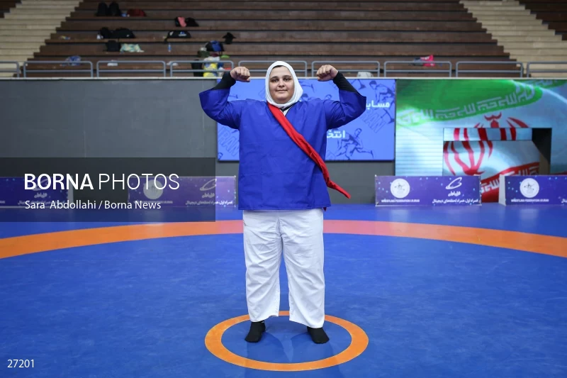 The national championship and selection of the Iranian female Alysh wrestling national team