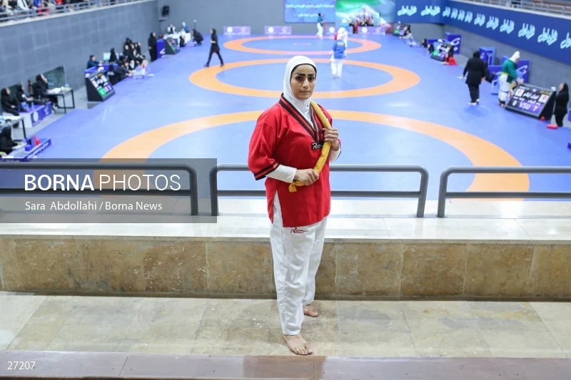 The national championship and selection of the Iranian female Alysh wrestling national team