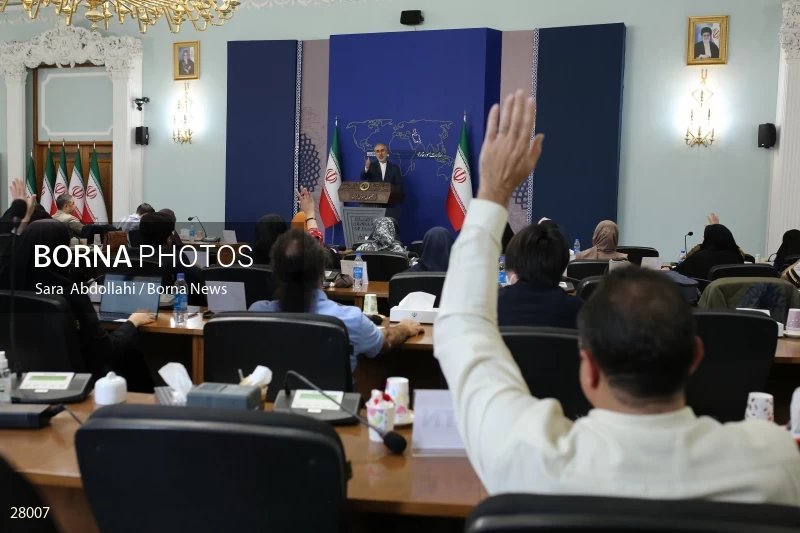 Press conference of the spokesperson of the Ministry of Foreign Affairs of Iran