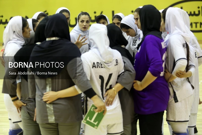 Sang Ahan Bafq is the champion of Iran Women's Premier Handball League