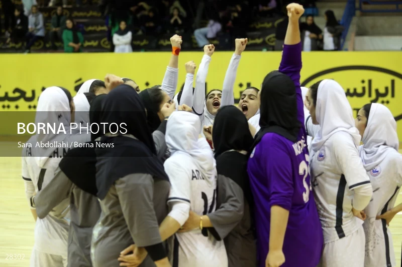 Sang Ahan Bafq is the champion of Iran Women's Premier Handball League
