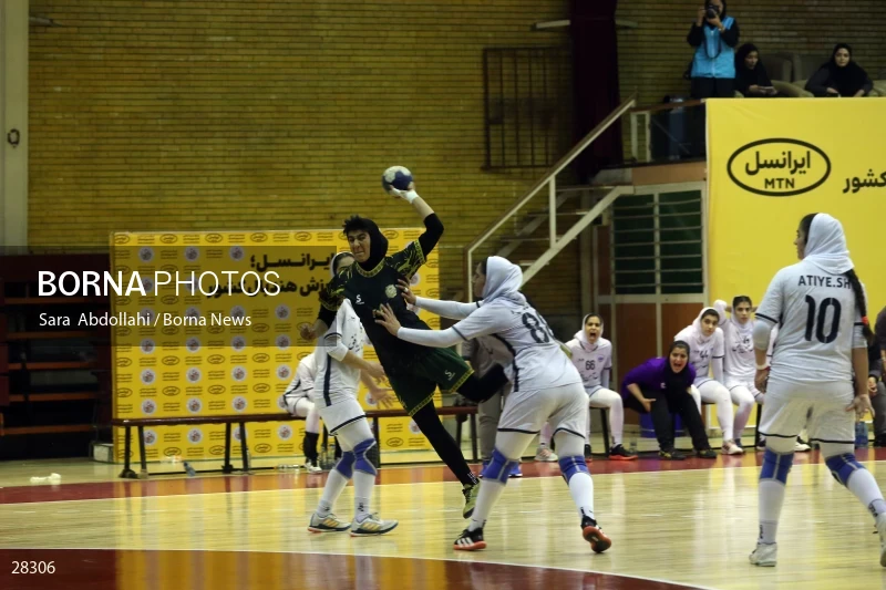 Sang Ahan Bafq is the champion of Iran Women's Premier Handball League