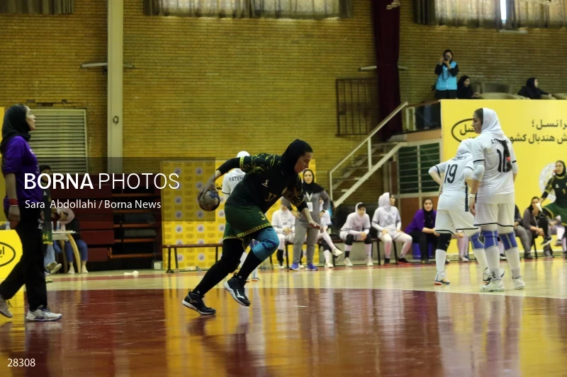 Sang Ahan Bafq is the champion of Iran Women's Premier Handball League