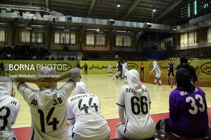 Sang Ahan Bafq is the champion of Iran Women's Premier Handball League