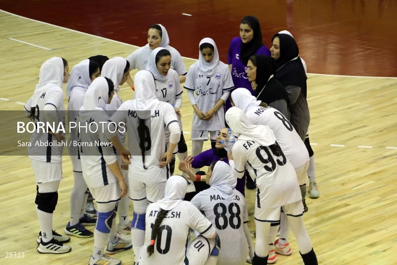 Sang Ahan Bafq is the champion of Iran Women's Premier Handball League