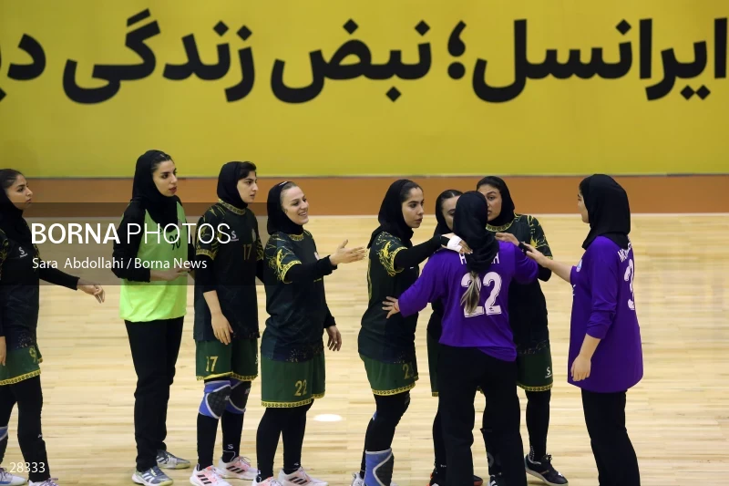 Sang Ahan Bafq is the champion of Iran Women's Premier Handball League