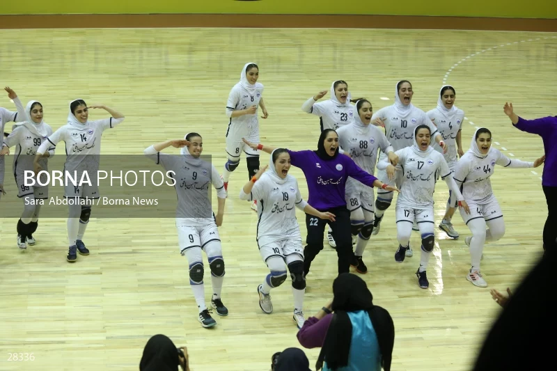 Sang Ahan Bafq is the champion of Iran Women's Premier Handball League