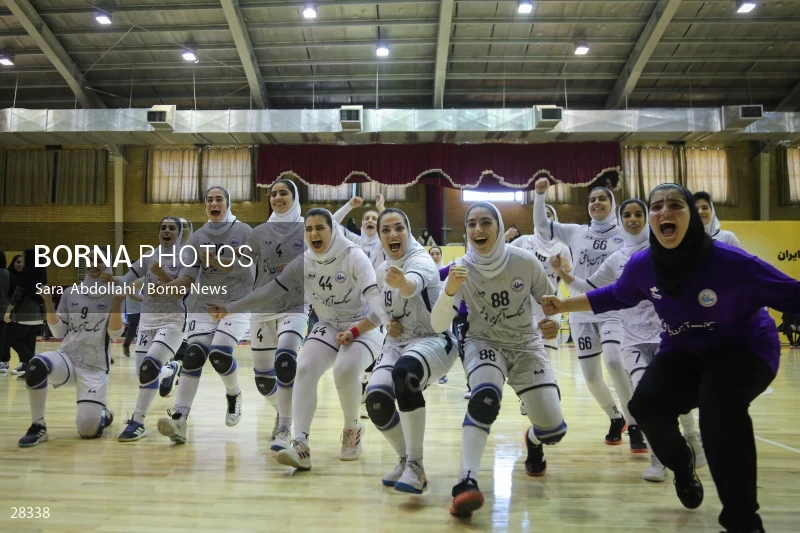 Sang Ahan Bafq is the champion of Iran Women's Premier Handball League