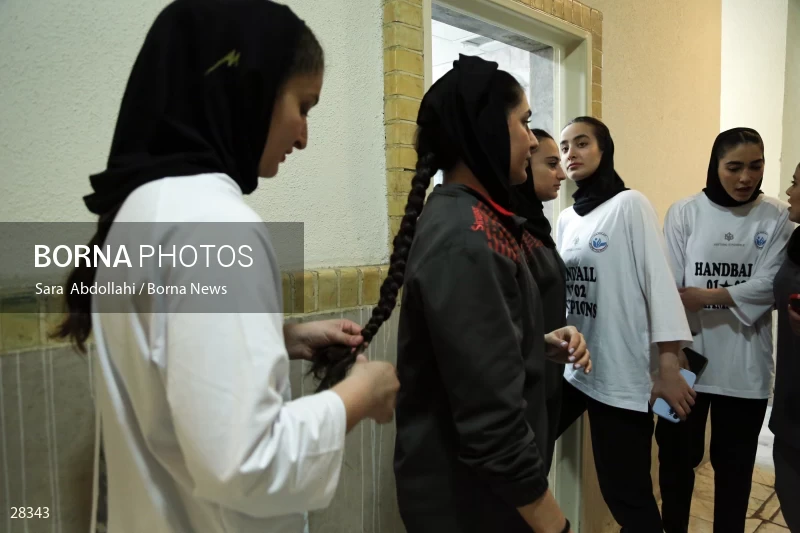 Sang Ahan Bafq is the champion of Iran Women's Premier Handball League