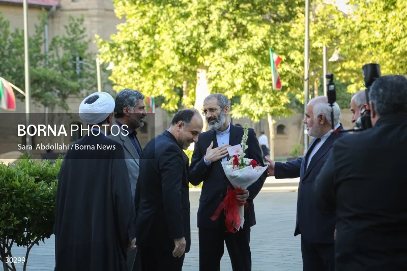The meeting of the released Iranian diplomat Asadollah Asadi with the Minister of Foreign Affairs