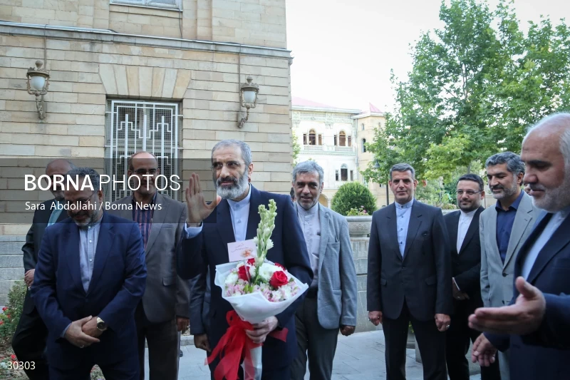 The meeting of the released Iranian diplomat Asadollah Asadi with the Minister of Foreign Affairs