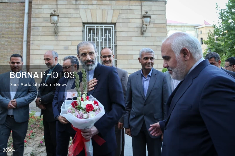 The meeting of the released Iranian diplomat Asadollah Asadi with the Minister of Foreign Affairs