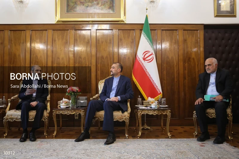 The meeting of the released Iranian diplomat Asadollah Asadi with the Minister of Foreign Affairs