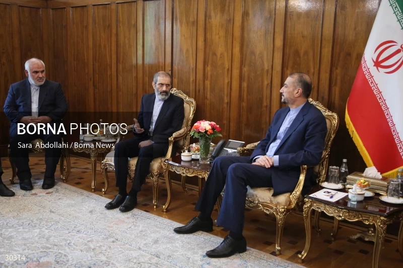 The meeting of the released Iranian diplomat Asadollah Asadi with the Minister of Foreign Affairs