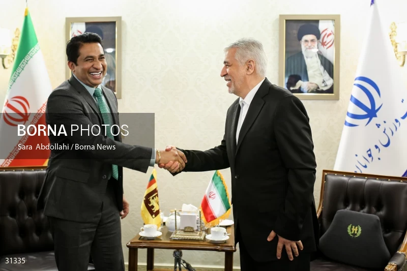 Meeting of the Ministers of Sports and Youth Affairs of Iran and Sri Lanka