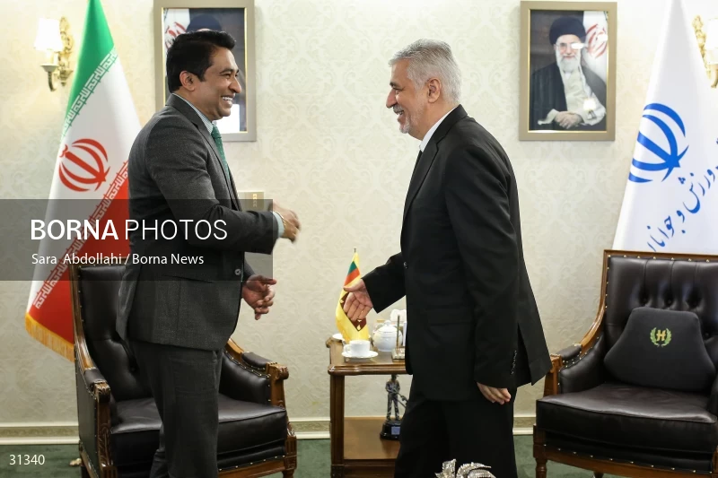 Meeting of the Ministers of Sports and Youth Affairs of Iran and Sri Lanka