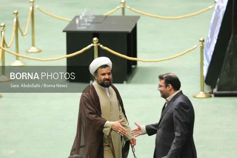 The meeting of Iranian Parliament to review the qualifications of the proposed Minister of Agriculture