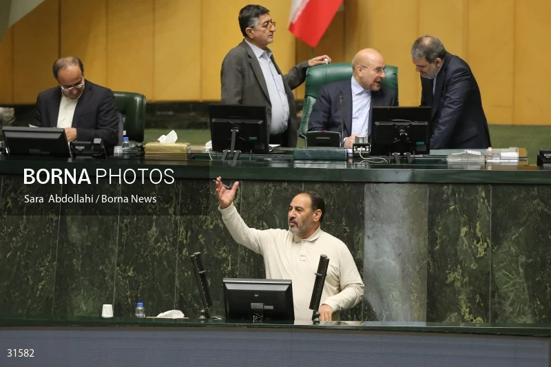 The meeting of Iranian Parliament to review the qualifications of the proposed Minister of Agriculture