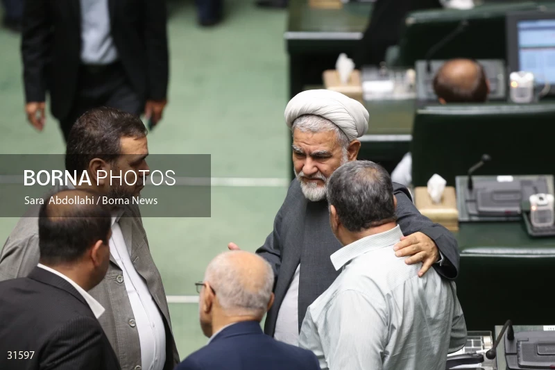 The meeting of Iranian Parliament to review the qualifications of the proposed Minister of Agriculture