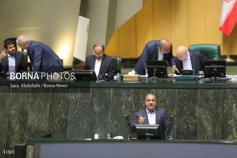 The meeting of Iranian Parliament to review the qualifications of the proposed Minister of Agriculture