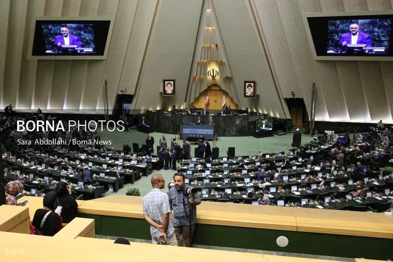 The meeting of Iranian Parliament to review the qualifications of the proposed Minister of Agriculture