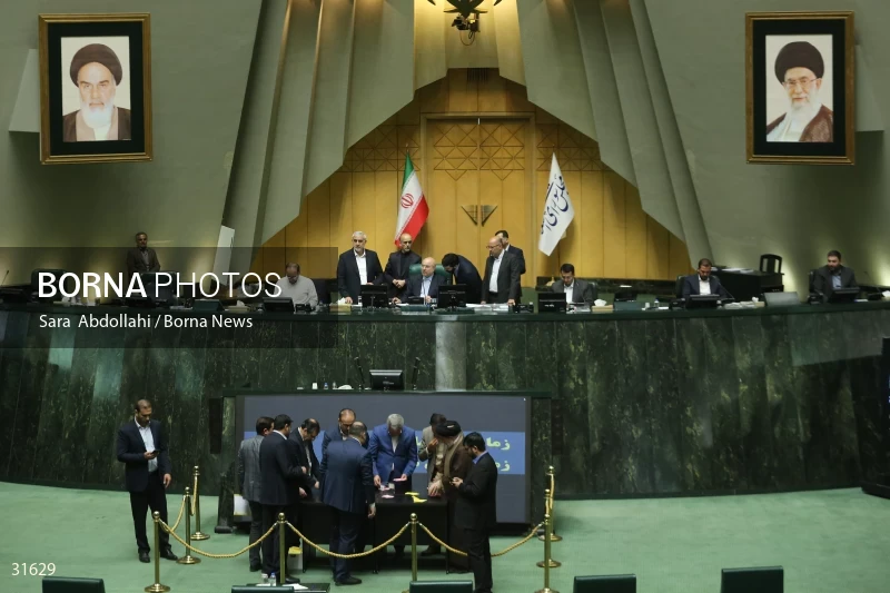 The meeting of Iranian Parliament to review the qualifications of the proposed Minister of Agriculture