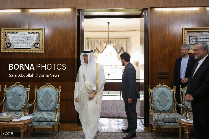 The meeting of the Minister of Labor of Qatar with the first vice president of Iran