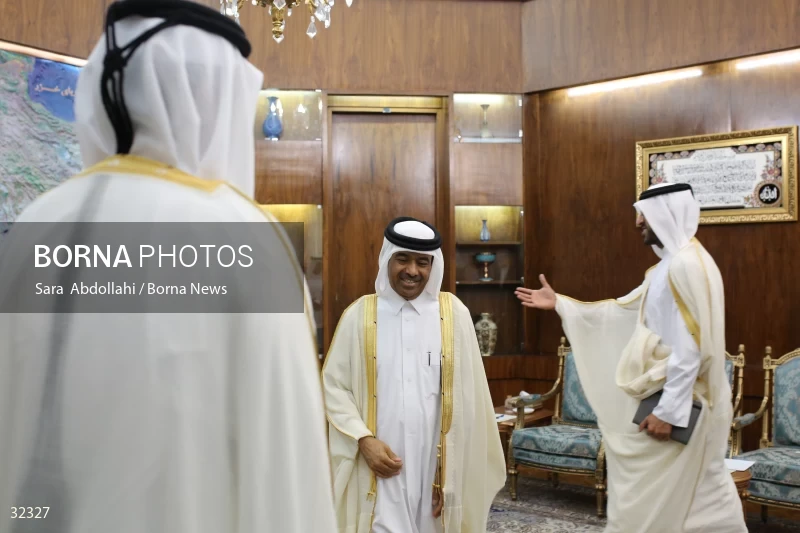 The meeting of the Minister of Labor of Qatar with the first vice president of Iran