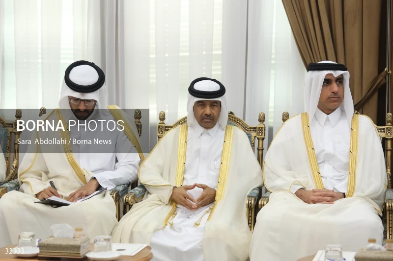 The meeting of the Minister of Labor of Qatar with the first vice president of Iran