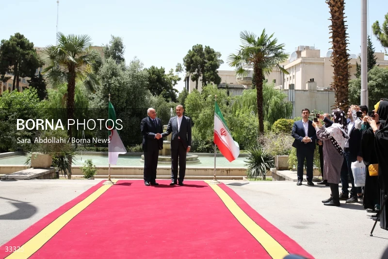Meeting of foreign ministers of Iran and Algeria