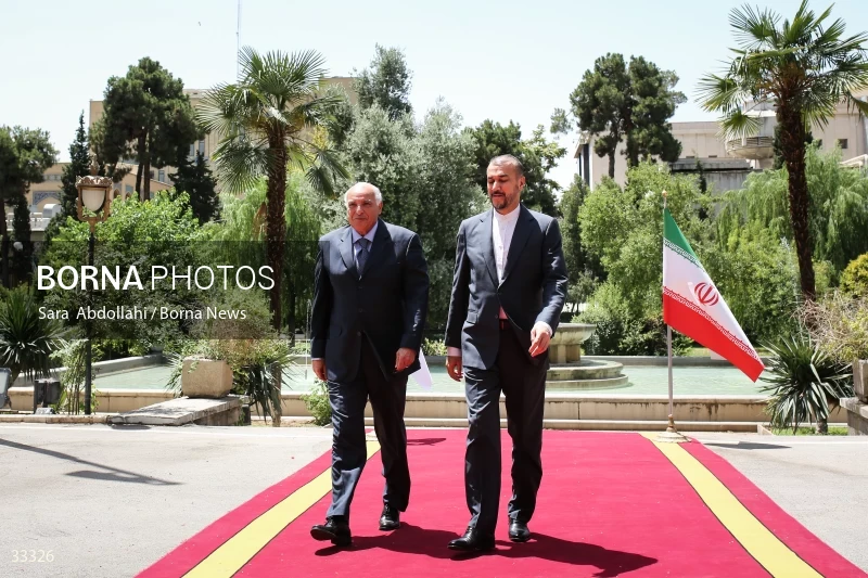 Meeting of foreign ministers of Iran and Algeria