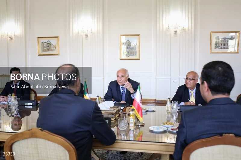 Meeting of foreign ministers of Iran and Algeria