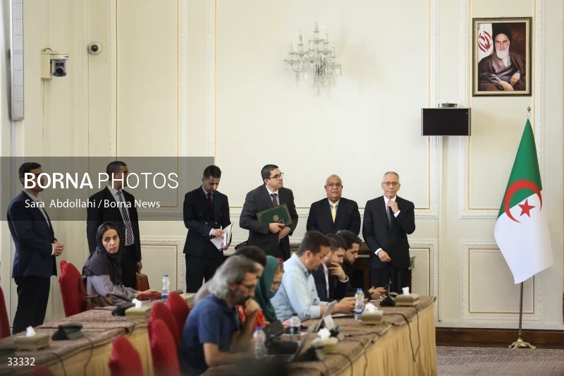 Meeting of foreign ministers of Iran and Algeria