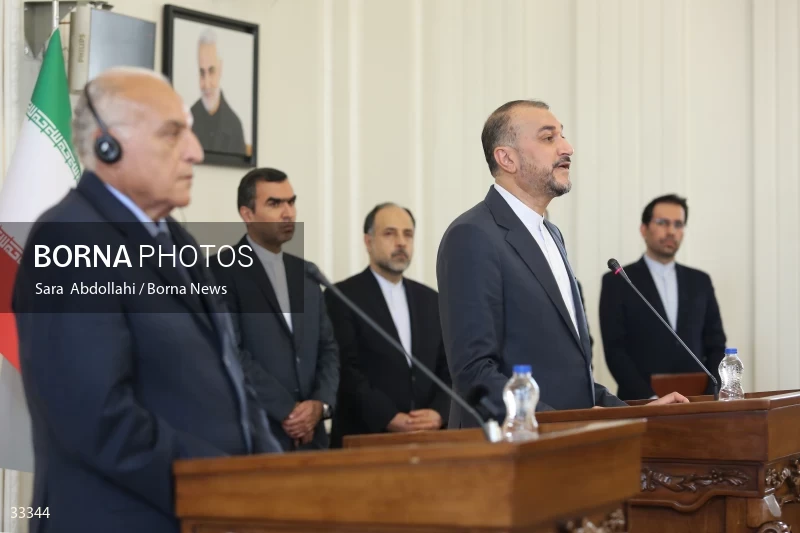 Meeting of foreign ministers of Iran and Algeria