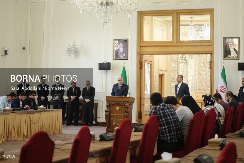 Meeting of foreign ministers of Iran and Algeria