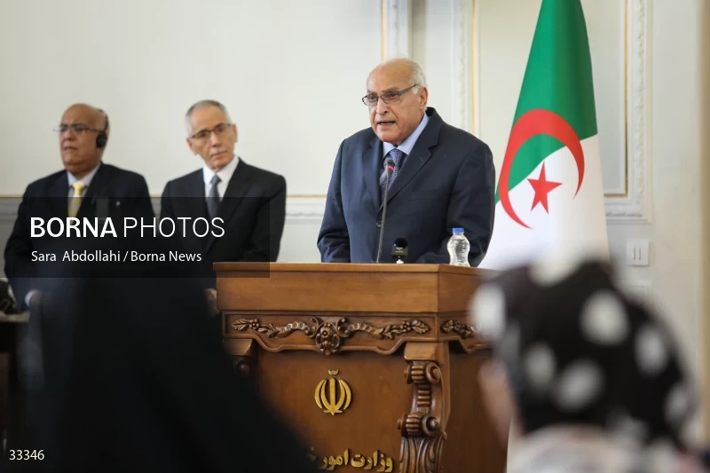Meeting of foreign ministers of Iran and Algeria