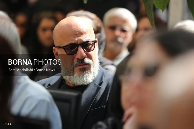 The funeral ceremony of Ahmadreza Ahmadi