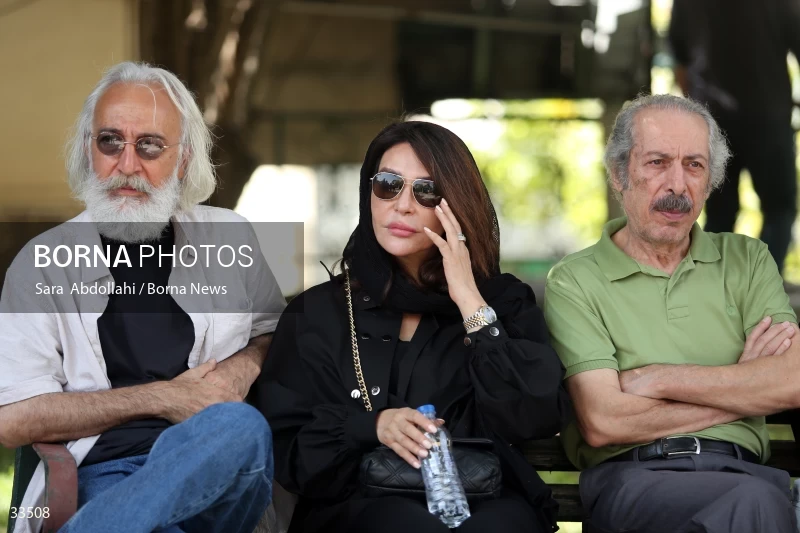 The funeral ceremony of Ahmadreza Ahmadi