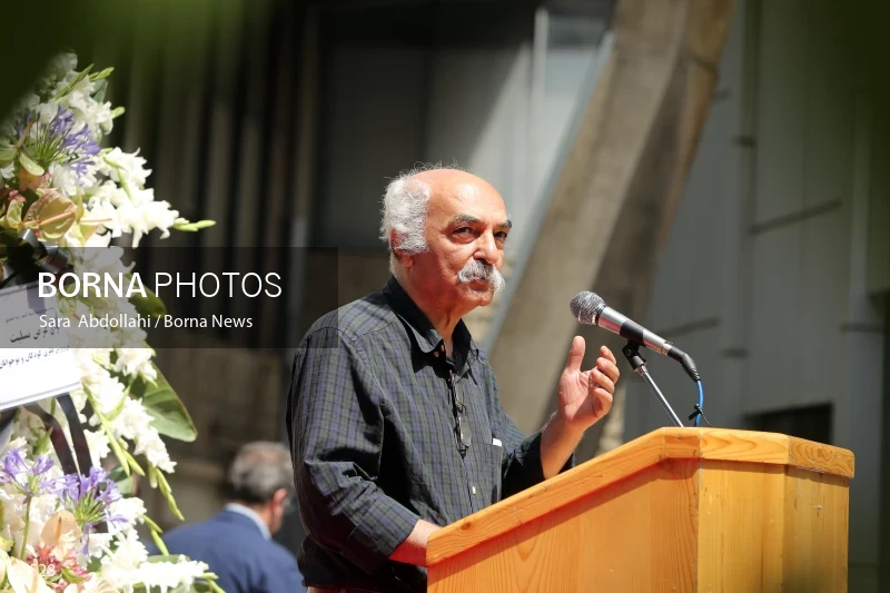 The funeral ceremony of Ahmadreza Ahmadi